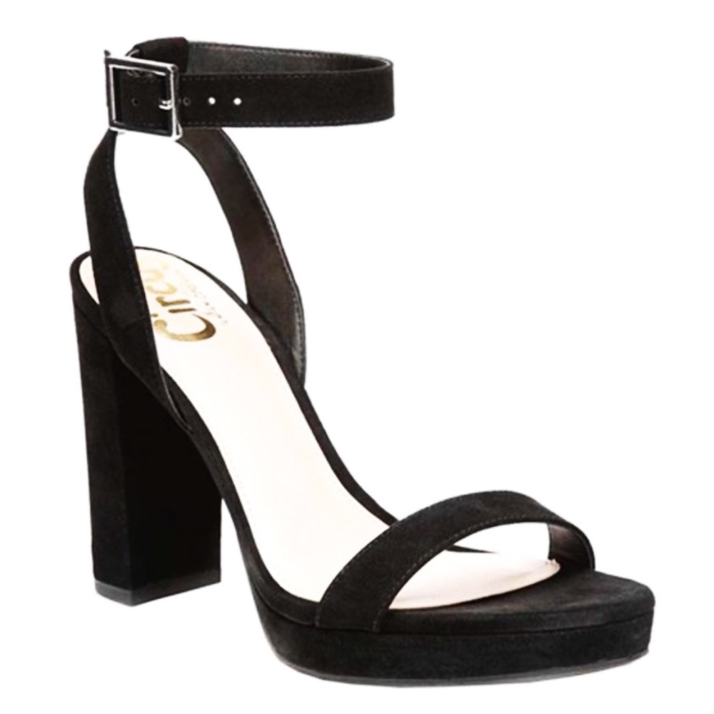 Circus By Sam Edelman Women’s Annette Ankle Strap Sandal Black Size 7.5